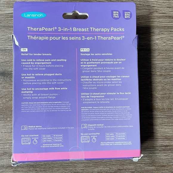 Lansinoh TheraPearl 3-in-1 Breast Therapy Pack - Picture 3 of 4